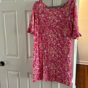 Lilly Pulitzer 100 Pima cotton large dress